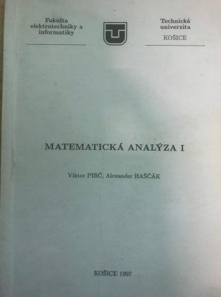 Matematická analýza I.