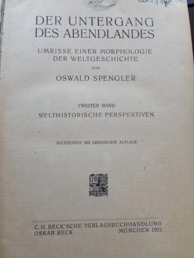 Der Untergang des Abendlandes II.