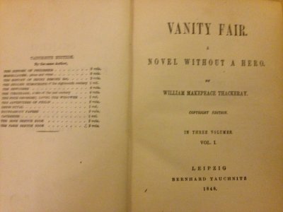 Vanity Fair I. II. III.