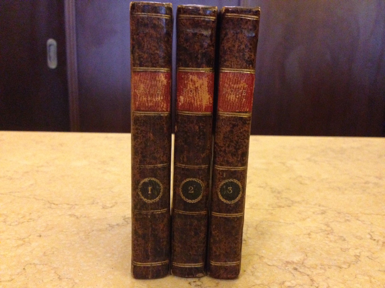 1835 Poetical Works Of Alexander Pope In Three Volumes.