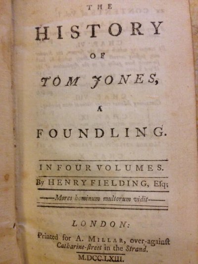 The History of Tom Jones a Foundling I.III.IV.