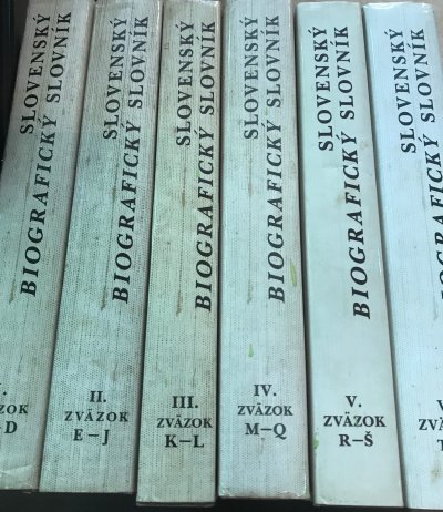 Slovenský biografický slovník I. - VI.