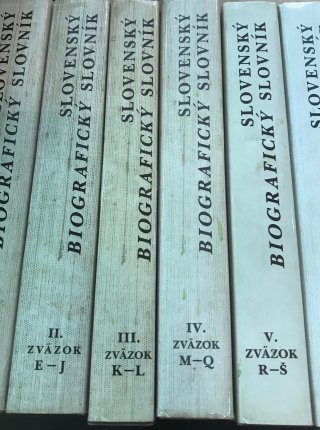Slovenský biografický slovník I. - VI.