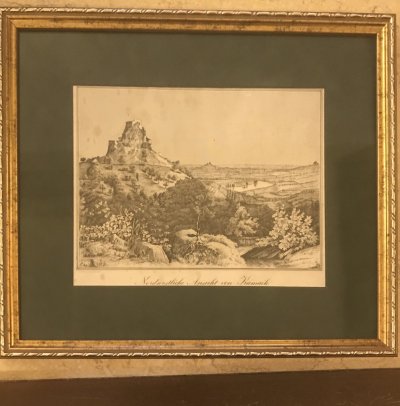 Severozápadný pohľad na hrad Kamýk
