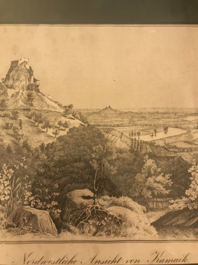 Severozápadný pohľad na hrad Kamýk