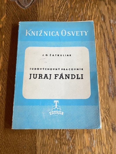 Ľudovýchovný pracovník Juraj Fándli