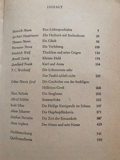 Deutsche Liebesgeschichten aus sechs Jahrzehnten