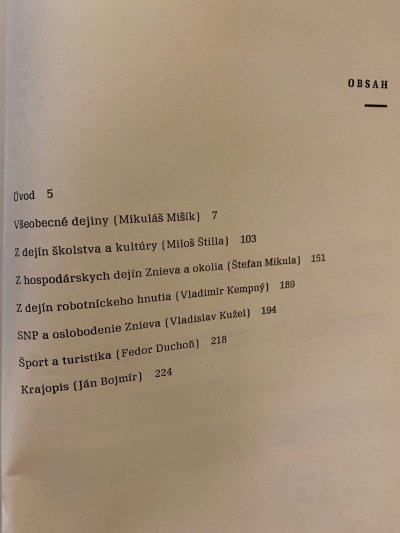 Zniev a okolie