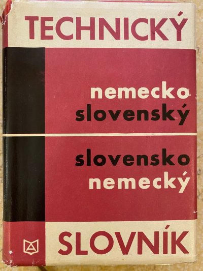 Technický nemecko-slovenský slovensko-nemecký slovník