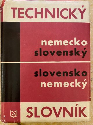 Technický nemecko-slovenský slovensko-nemecký slovník