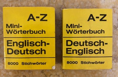 A-Z Mini-Worterbuch English-Deutsch
