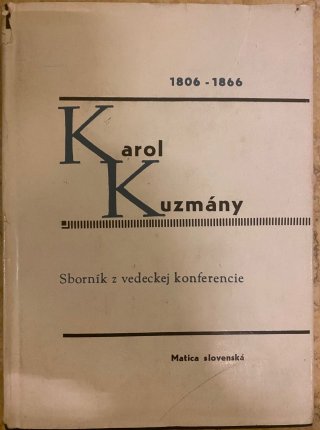Karol Kuzmány - sborník z vedeckej konferencie