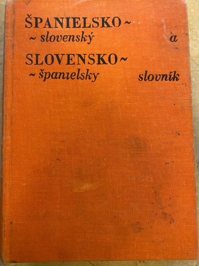 Španielsko-slovenský Slovensko-španielský slovník