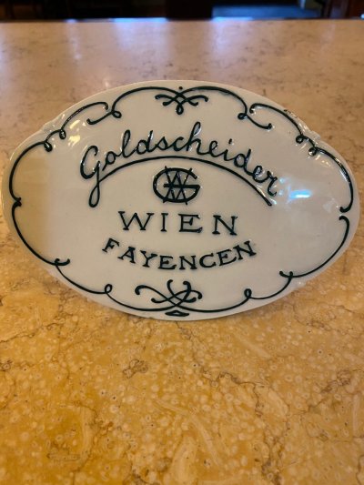 Reklamný štít - Goldscheider