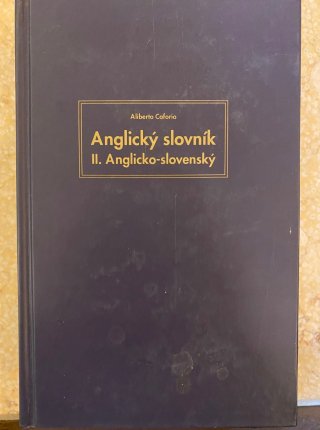 Anglický slovník II. Anglicko-slovenský
