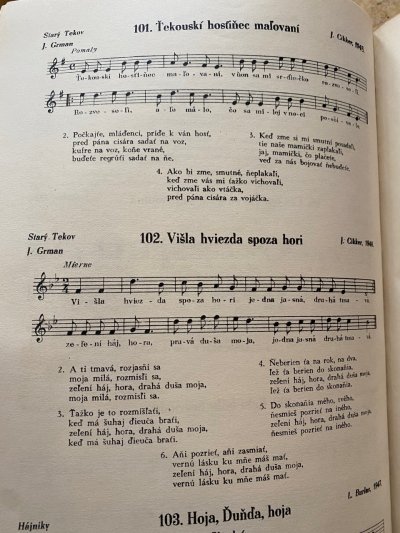 Slovenské ľudové piesne I.