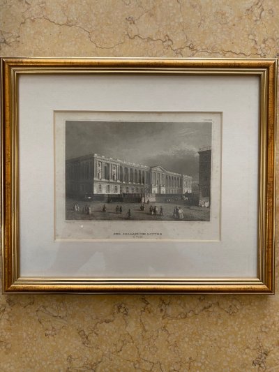 Der Pallast des Louvre in Paris