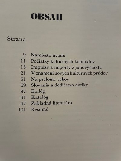 Dávne kultúry a Slovensko