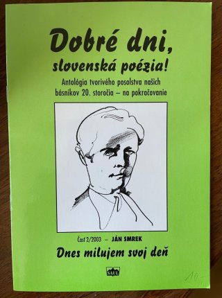 Dobré dni slovenská poézia! Dnes milujem svoj deň
