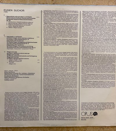 Rhapsodic Suite & Impromptu with Variations & Elegy and Toccata