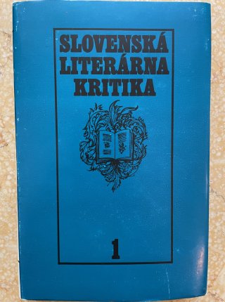 Slovenská literárna kritika 1.