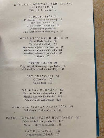 Slovenská literárna kritika 1.