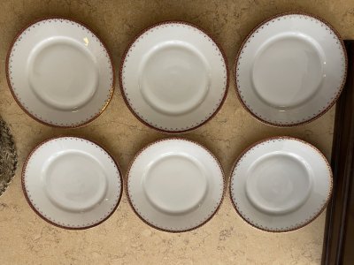 6 ks plytkých tanierov Ostrov nad Ohří