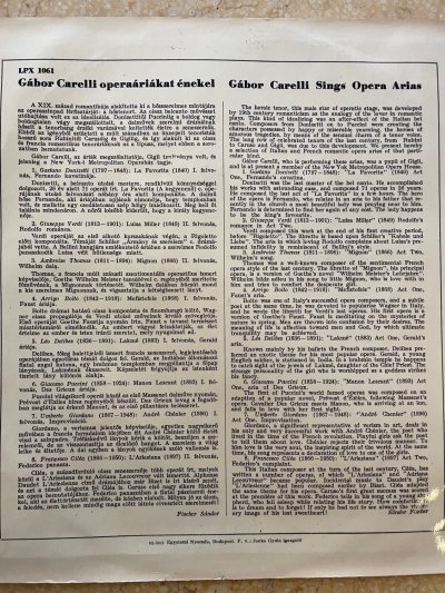 Gabor Carelli Sings Opera Arias