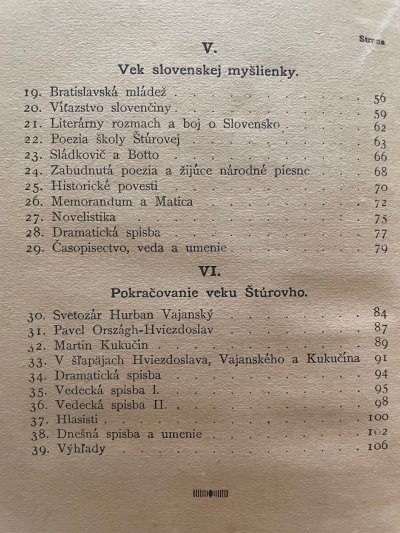 Prehľad dejín slovenskej literatúry a vzdelanosti