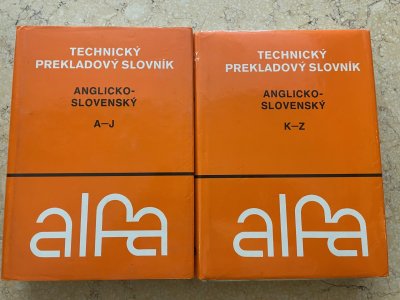 Technický prekladový slovník Anglicko - slovenský A-J K-Z