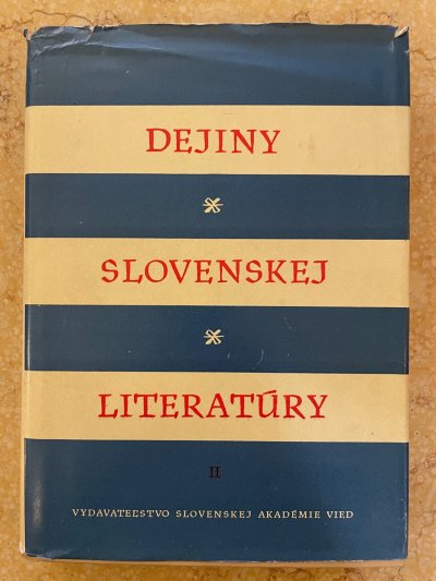 Dejiny slovenskej literatúry II.