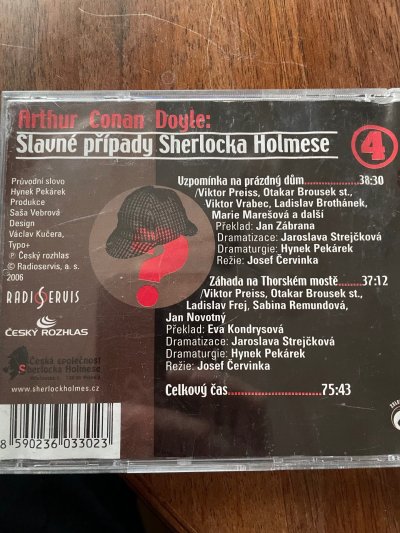 Slavné případy Sherlocka Holmese 4.