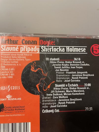 Slavné případy Sherlocka Holmese 5.
