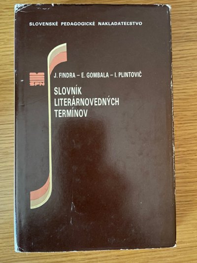 Slovník literárnovedných termínov