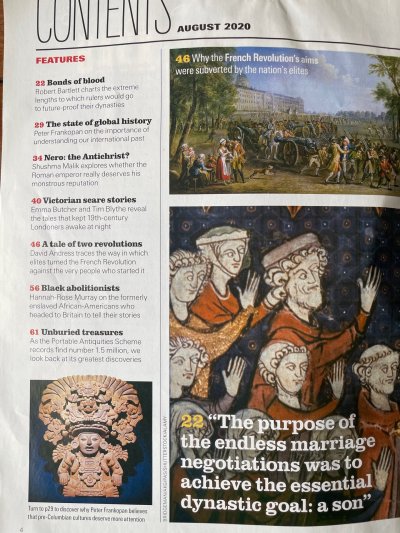 BBC History Magazine 8/2020