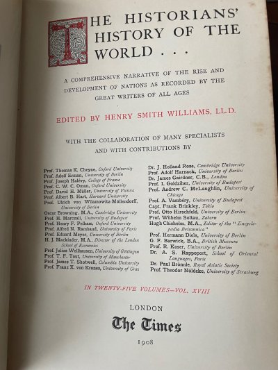 The Historians History of the World vol. XVIII. England to 1485